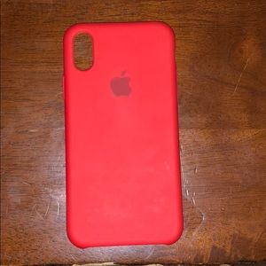 Iphone x red case